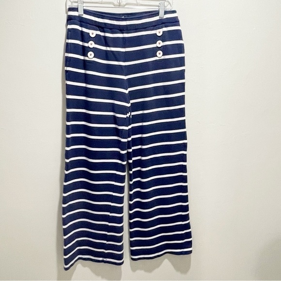 VINEYARD VINES TARGET Women’s Blue Striped Sailor French Terry Pull On Pants XS - Picture 1 of 7